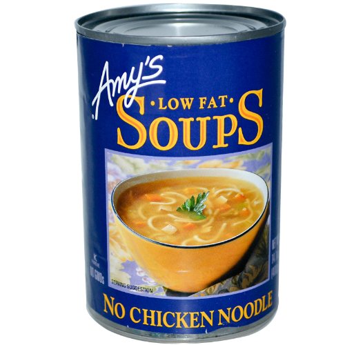 Amys Organic Low Fat Soup No Chicken Noodle -- 14.1 Fl Oz