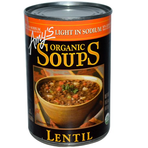 Amys Organic Lentil Soup - Light In Sodium -- 14.5 Fl Oz