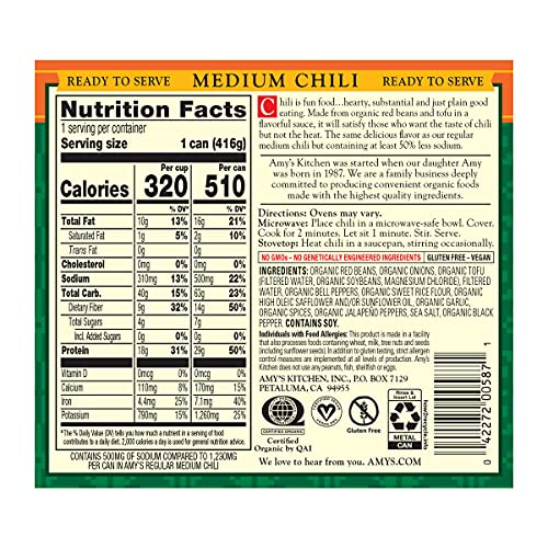 Amys Organic Soups, Light In Sodium Lentil, 14.5 Ounce Pack Of