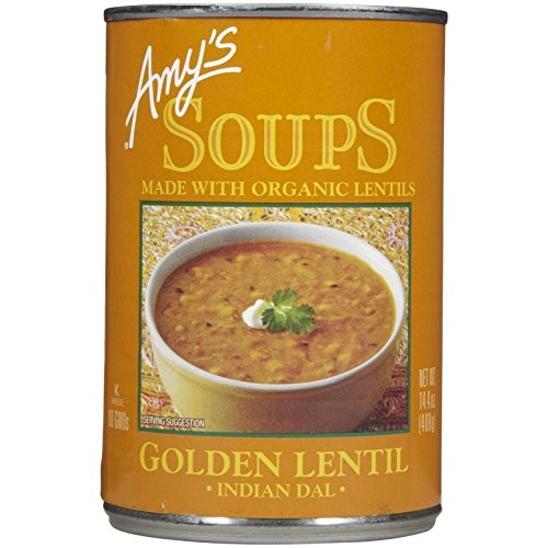 Amys Organic Golden Lentil Soup - 14.4 Oz