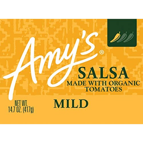 Amys Organic Salsa, Fat Free Tomato, Mild, 14.7 Ounce