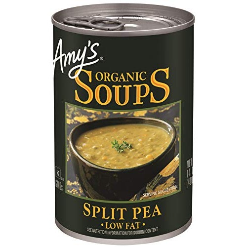 Amys Organic Split Pea Soup, Low Fat, 14.1-Ounce, Pack Of 12