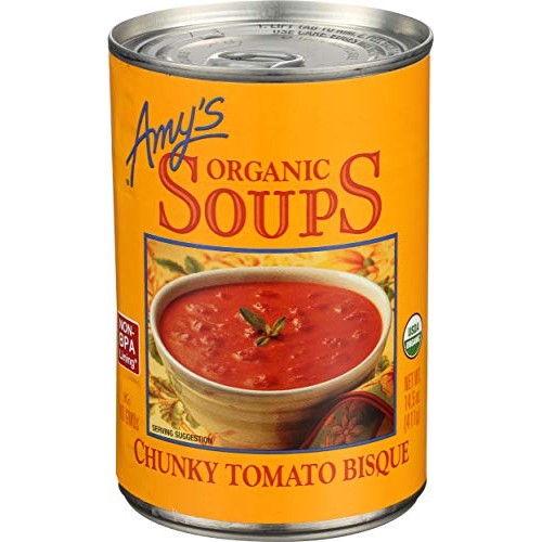 Amys, Soup Chunky Tomato Bisque Organic, 14.5 Ounce