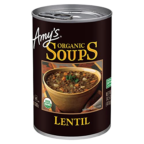 Amys Organic Lentil Soup, Non Gmo, Usda Organic, Vegan, 14.5-Ounce