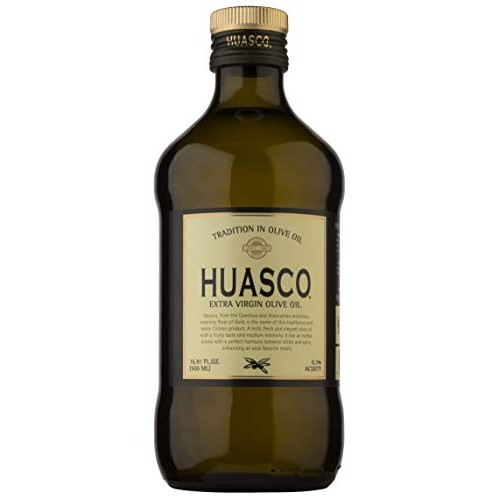 Huasco Extra Virgin Olive Oil – 16.9 Fl Oz Natural Virgin Oil –