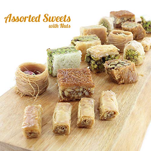 Classic Assorted Sweets With Nuts Gift Box Tin - Authentic Middl