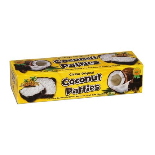 Anastasia Confections Coconut Patties, Original, 12-Ounce Pack