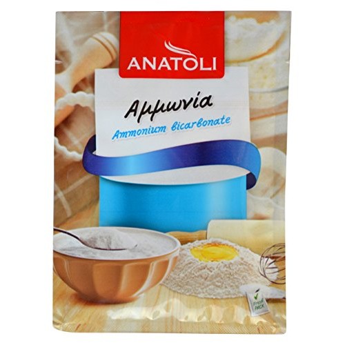 Ammonia Bicarbonate Anatoli 30G From Greece 2 Pack 60G Total