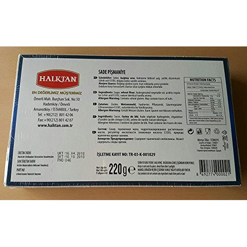 Turkish Dessert Sweet Halvah, Helva, Halva, Pismaniye 220 Gr