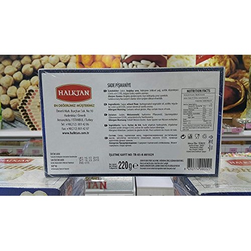 Turkish Dessert Sweet Halvah, Helva, Halva, Pismaniye 220 Gr
