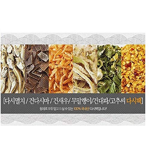 [Dashi Pack]Dried Mix Seafood And Anchovy Pack Made In Korea 16