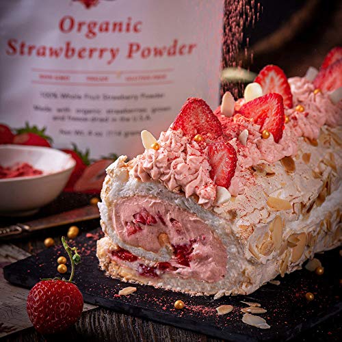 Ancient Choice - Strawberry Powder 4 ounces | USDA Organic | F...