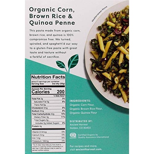 Ancient Harvest Organic Gluten-Free Corn Brown Rice Quinoa Blend