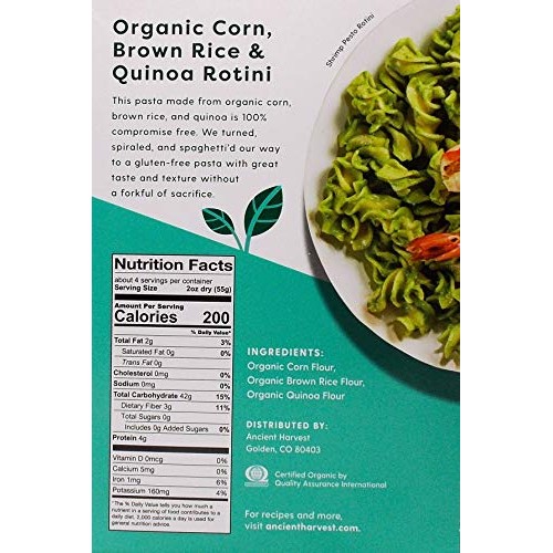 Ancient Harvest Organic Gluten-Free Corn Brown Rice Quinoa Blend