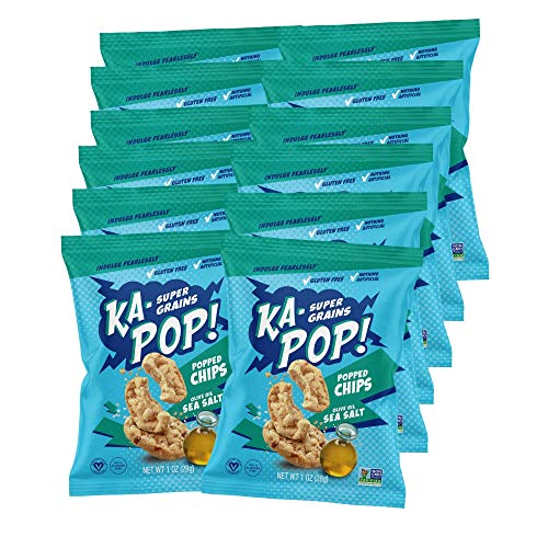 Ka-Pop! Popped Chips, Olive Oil &Amp; Salt 1Oz, Pack Of 12 - Aller