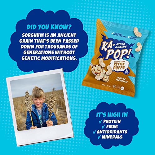 Ka-Pop! Popped Puffs - Sweet and Salty, 4oz, Pack of 6 - Free fr...