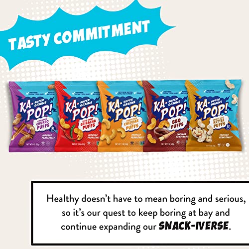 Ka-Pop! Popped Puffs - Sweet and Salty, 4oz, Pack of 6 - Free fr...