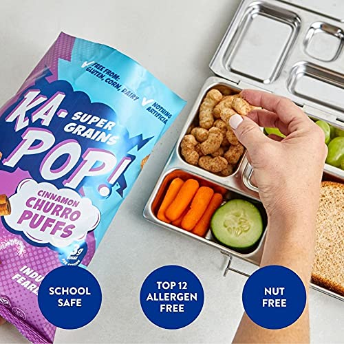 Ka-Pop! Ancient Grain Puffs, Dairy Free Cheddar 1Oz, Pack Of 24