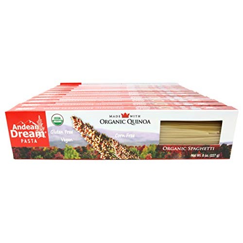 Andean Dream Org Spaghetti Quinoa Pasta Gluten Free 12X8 Oz
