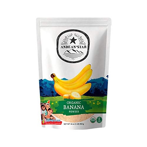 Andean Star Organic Banana Powder -1Lb- Fresh Pure Raw Powdered