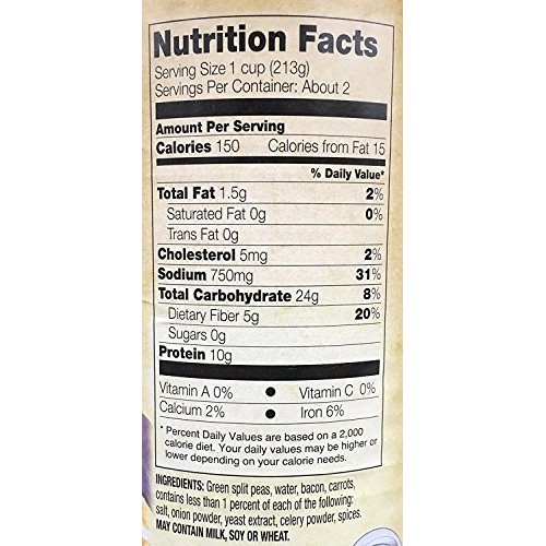 Andersens Split Pea With Bacon Soup 15Oz. Can Pack Of 4