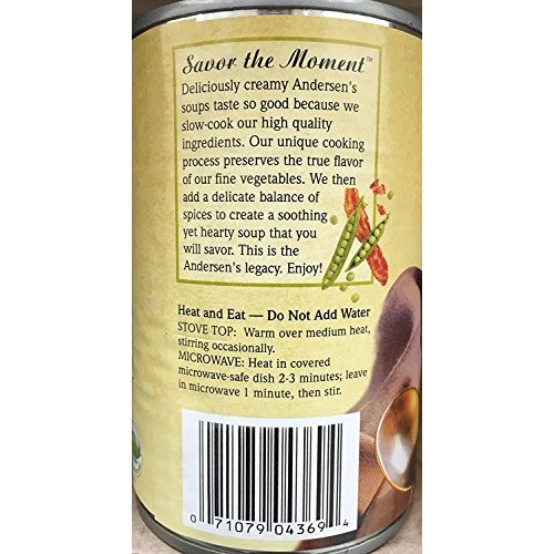 Andersens Split Pea With Bacon Soup 15Oz. Can Pack Of 4