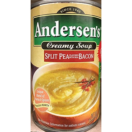 Andersens Split Pea With Bacon Soup 15Oz. Can Pack Of 4