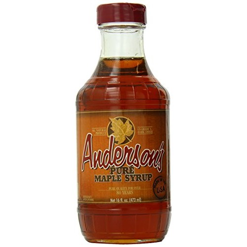 Andersons Pure Maple Syrup Grade A, 16 Fl Oz