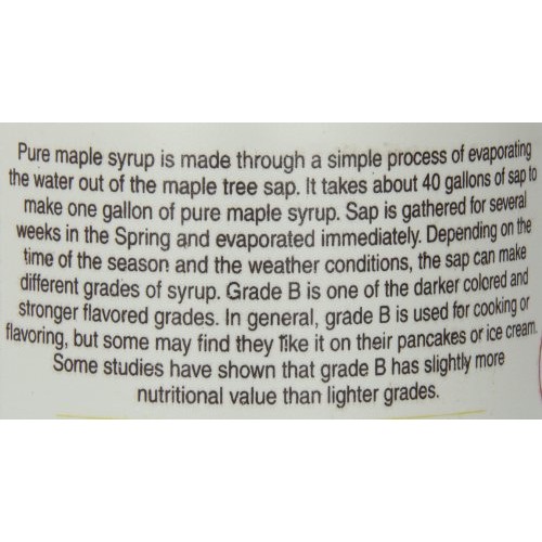 Andersons Pure Maple Syrup, Grade A Very Dark/Grade B, 32 Ounce