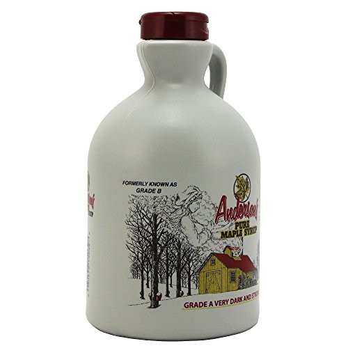 Andersons Pure Maple Syrup, Grade A Very Dark/Grade B, 32 Ounce