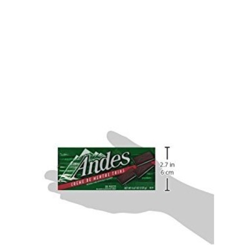 Andes Creme De Menthe Thins - 28 Pieces Pack Of 2