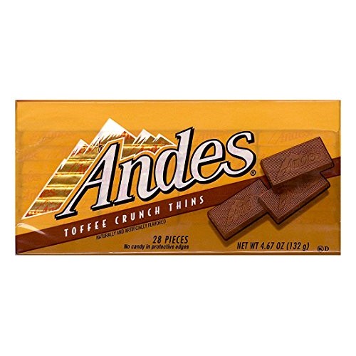 Andes Toffee Crunch Thins 28 count box