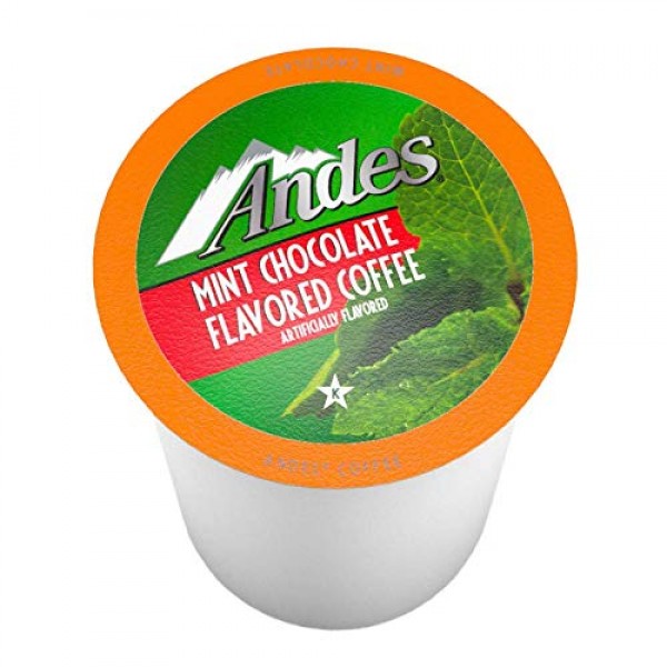 Andes Chocolate Mint Single-Cup Coffee For Keurig K-Cup Brewers,
