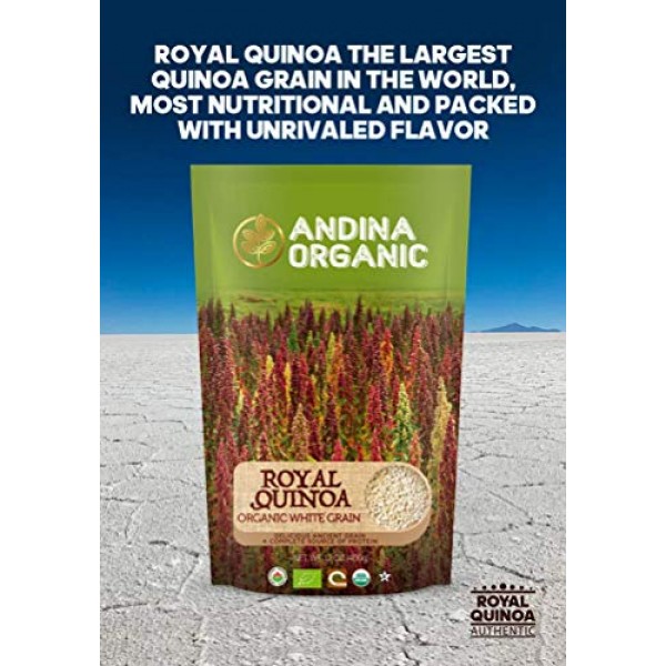 Andina Organic - Pre-Washed Quinoa Organic Gluten-Free | Plant B...