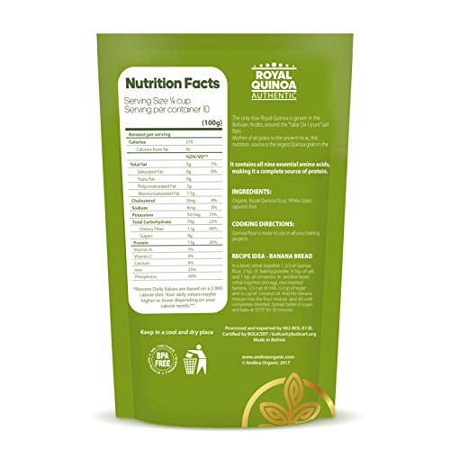 Andina Organic - Premium Gluten Free Quinoa Flour | Ideal for Gl...