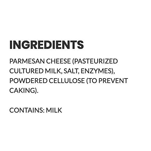 Andrew &Amp; Everett Real Grated Parmesan Cheese, Hormone Free, Glut