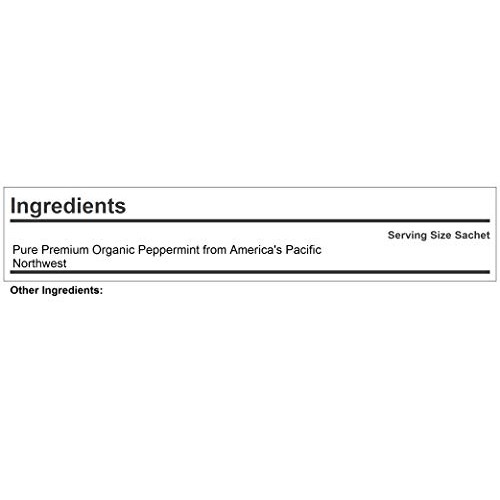 Andrew Lessman Tea - Peppermint Tea 30 Sachets - Certified Organ