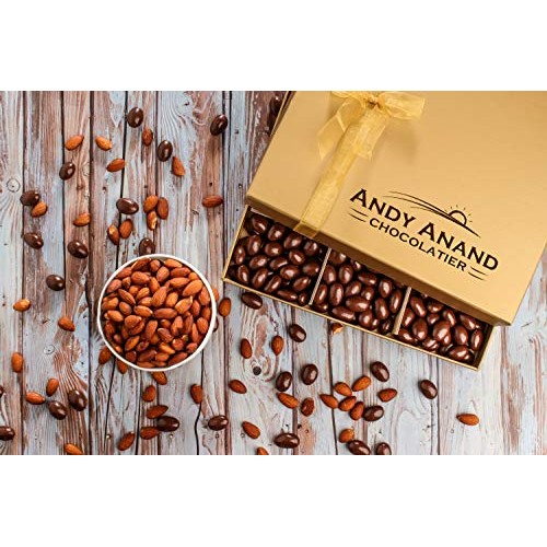 Andy Anand Chocolates Premium California Almonds Covered With Mi