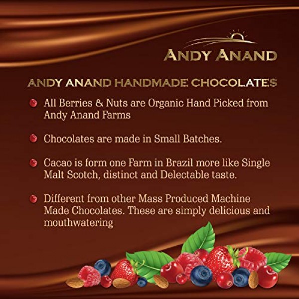 Andy Anand Chocolates Premium California Almonds Covered With Mi