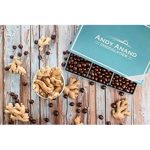 Andy Anand’S California Dark Chocolate Covered Ginger 1 Lbs, For