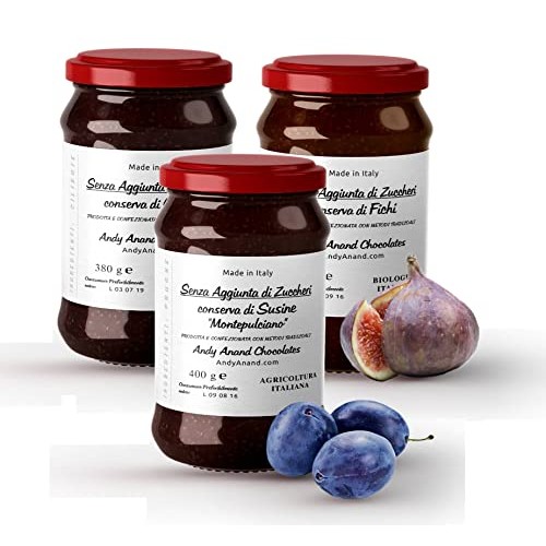 Andy Anand Sugar Free 5 Pack Sampler Hand Made Preserves Jams, O