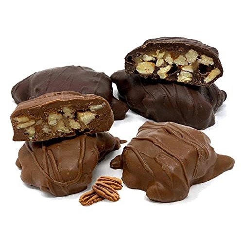 Andy Anand Sugar Free Belgian Chocolate Pecan Caramel Cluster Br