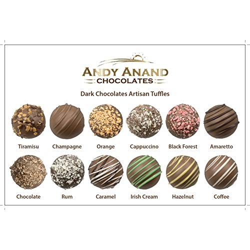 Andy Anand Truffles Delectable Variety Of 16 Handmade Artisan Tr