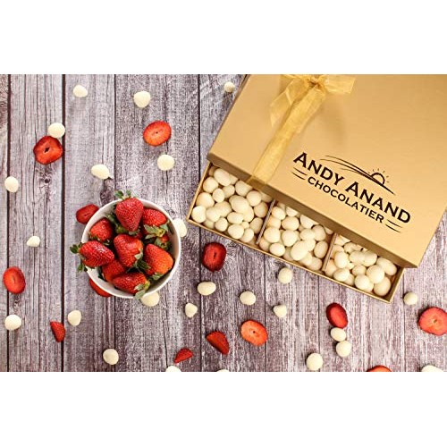 Andy Anand’S California Strawberries 1Lb, Covered With Greek Yog