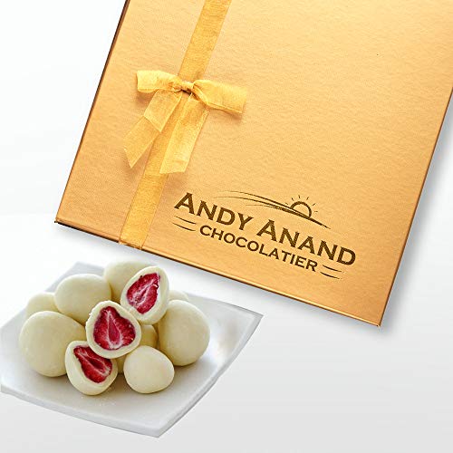 Andy Anand’S California Strawberries 1Lb, Covered With Greek Yog