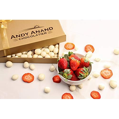 Andy Anand’S California Strawberries 1Lb, Covered With Greek Yog