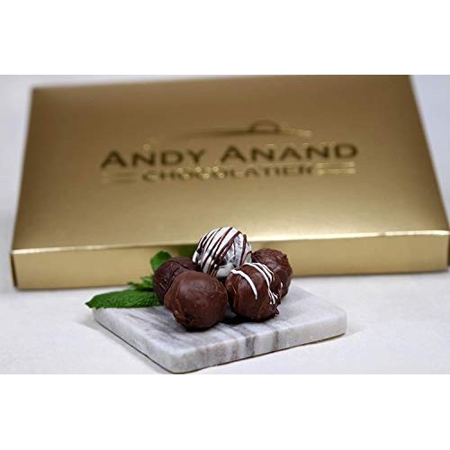 Andy Anand Chocolate Belgian Sugar Free Truffles 16 Pieces Gift