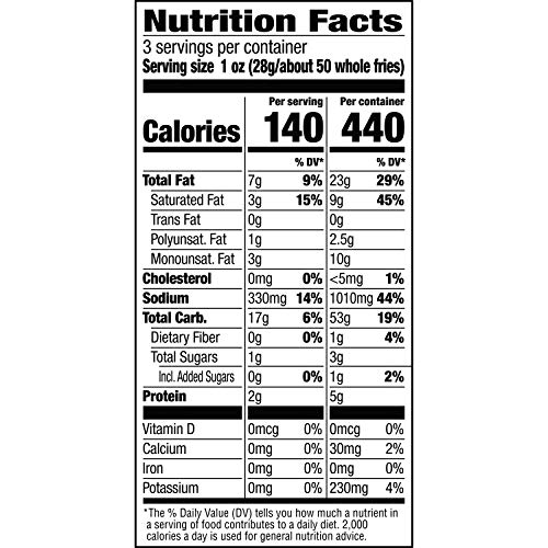 Andy Capps Ranch Fries Snacks, 3-Oz Bag Pack Of 12