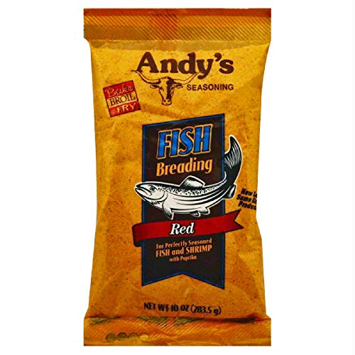 Andys Seasoning Fish Breading - 3 Pack 1 Ea Red, 1 Ea Yellow,