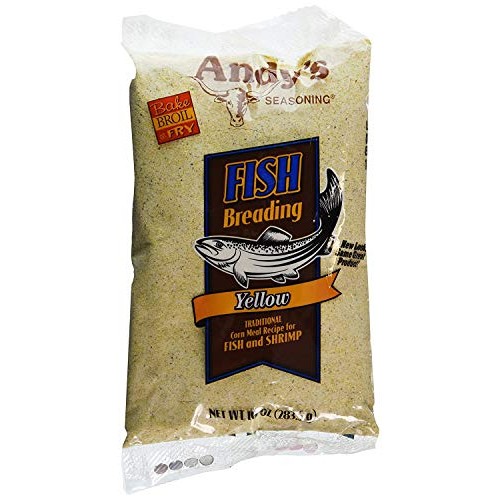 Andys Seasoning Fish Breading - 3 Pack 1 Ea Red, 1 Ea Yellow,